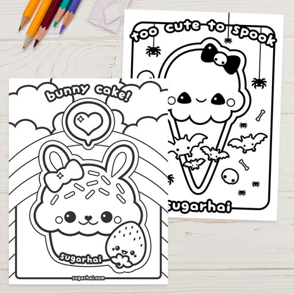Featured image of post Cute Easy Kawaii Colouring Pages / Explore the simple relaxation and joy of coloring by recolor your favorite cute kawaii things.
