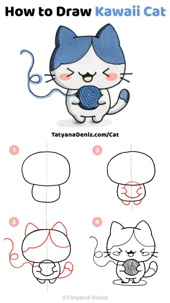 Guide to Drawing Kawaii Characters : Part 1 : How to Draw Kawaii