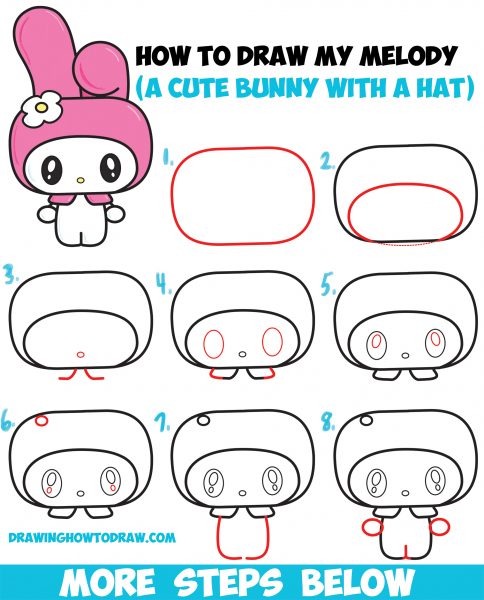 Learn How to Draw Cute Kawaii / Chibi Pokemon Characters Easy Step by Step  Drawing Lesson for Beginners - How to Draw Step by Step Drawing Tutorials
