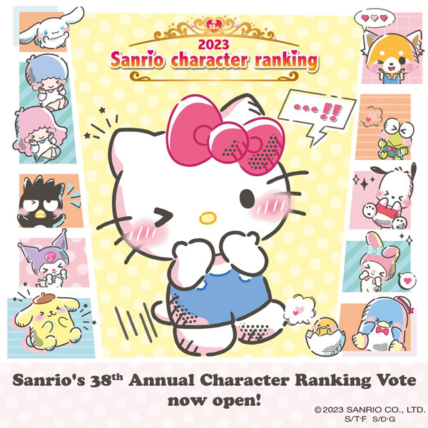 2023 Sanrio Character Ranking Super Cute Kawaii!!