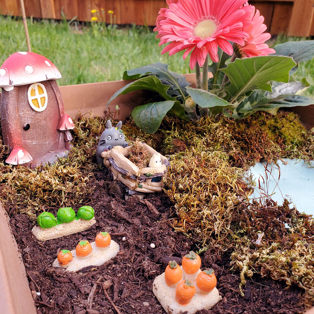 Kawaii Totoro Fairy Garden DIY