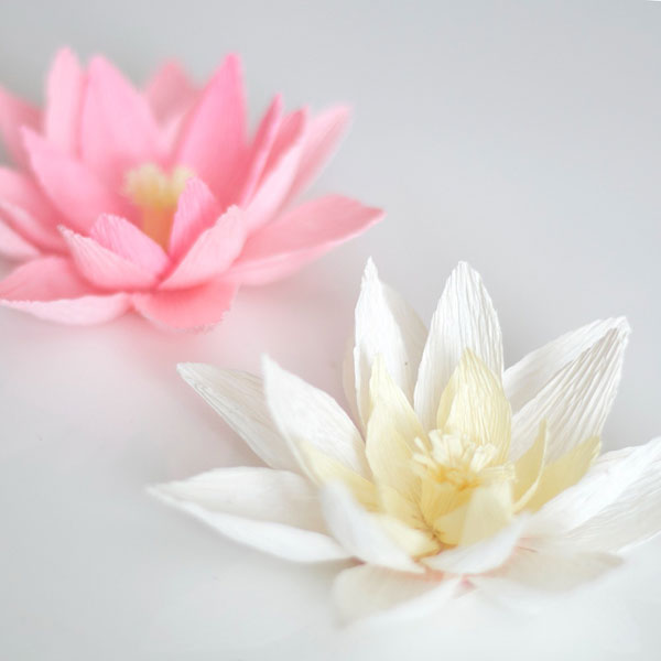 DIY flower crepe paper crafts