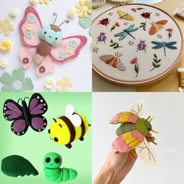 Cute Crafts With Bugs & Insects