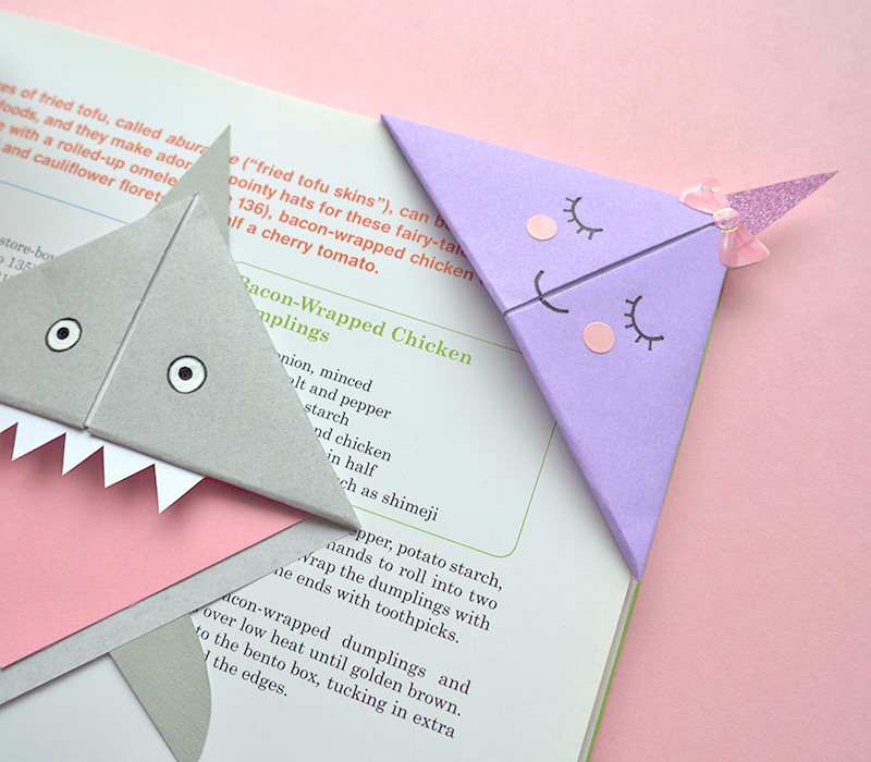 DIY kawaii Bookmarks / Origami Bookmarks idea / How to make a paper  bookmark / Crafts idea 