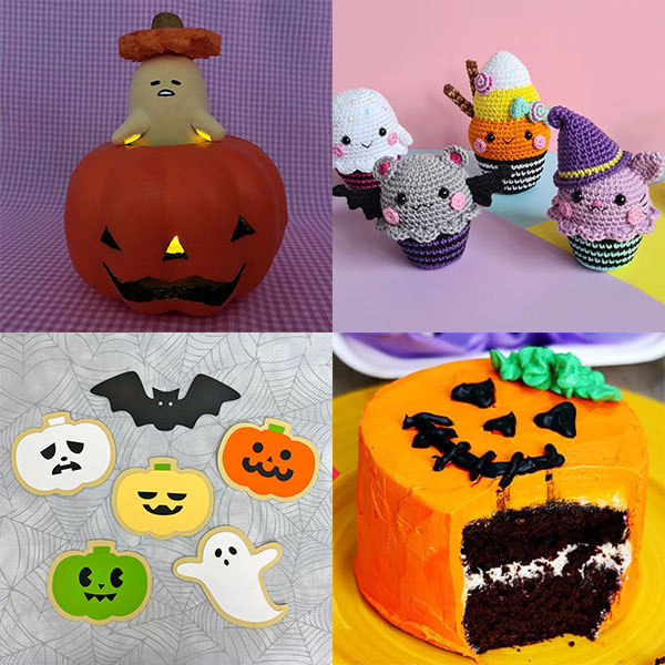 kawaii Halloween crafts & activities