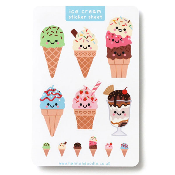 Cute printable planner stickers for summer - Ayelet Keshet