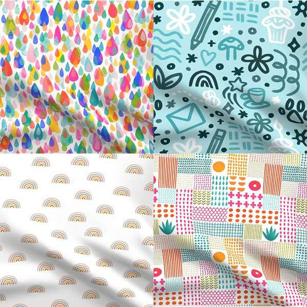 kawaii fabric patterns