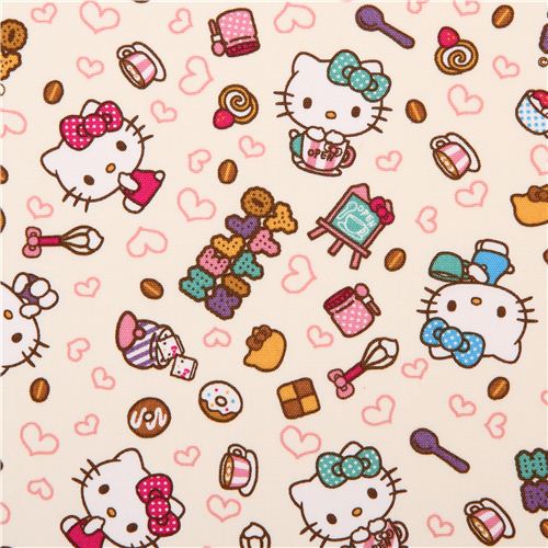 Hello Kitty Fabric at Modes4U - Super Cute Kawaii!!