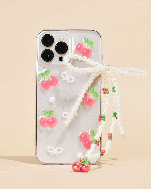kawaii beaded phone charm straps