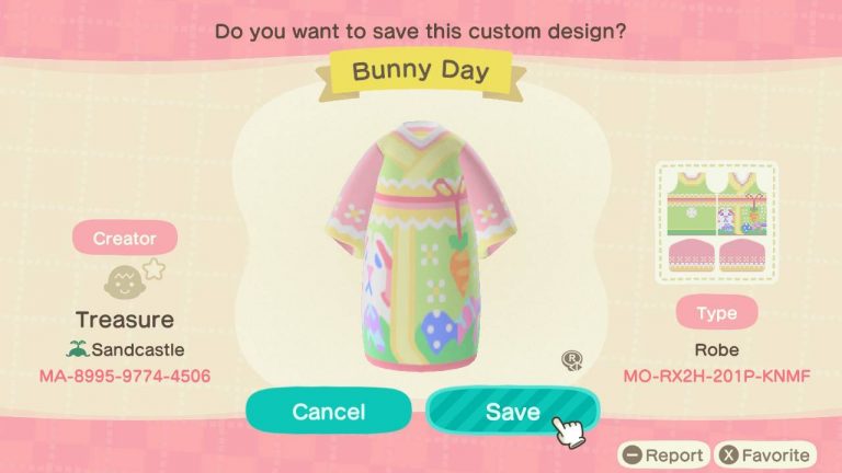 Animal Crossing Custom Designs For Bunny Day - Super Cute Kawaii!!